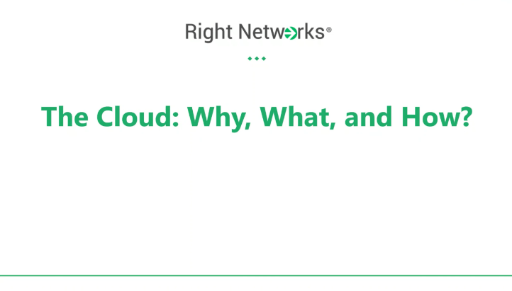 The Cloud: Why, What, and How? thumbnail