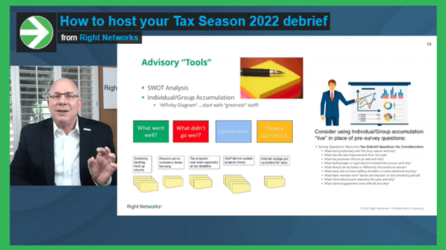 How to host your tax season debrief