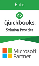 quickbooks and microsoft partner badge