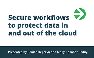 Secure Workflows to Protect Data in and out of the Cloud thumbnail